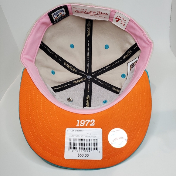 Topps Lids x Mitchell & Ness Los Angeles Dodgers Fitted Baseball Hat Cap - Picture 6 of 10